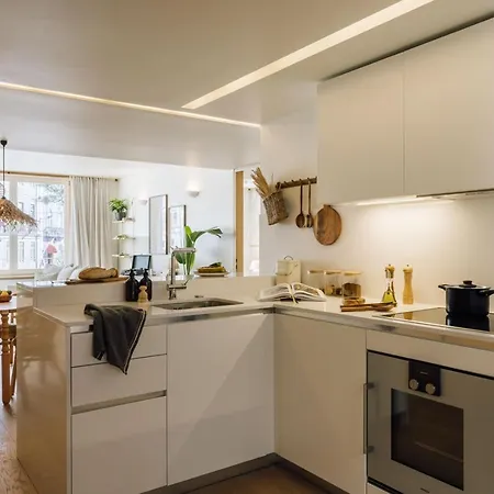Апартаменты Saleh - 2 Bedrooms, Pool, Gym, Terrace In Santos