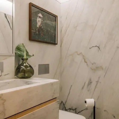 Апартаменты Saleh - 2 Bedrooms, Pool, Gym, Terrace In Santos